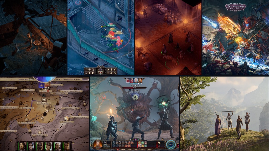 Turn-Based RPGs Collage